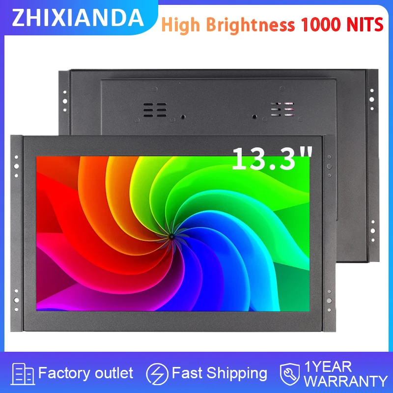 Наружная высокая яркость 1000NIT 13,3 дюйма 1920*1080 FHD IPS с открытой рамкой, сенсорный экран, монитор, дисплей, читаемый солнечный свет
Наружная высокая яркость 1000NIT 13,3 дюйма 1920*1080 FHD IPS с открытой рамкой, сенсорный экран, монитор, дисплей, читаемый солнечный свет