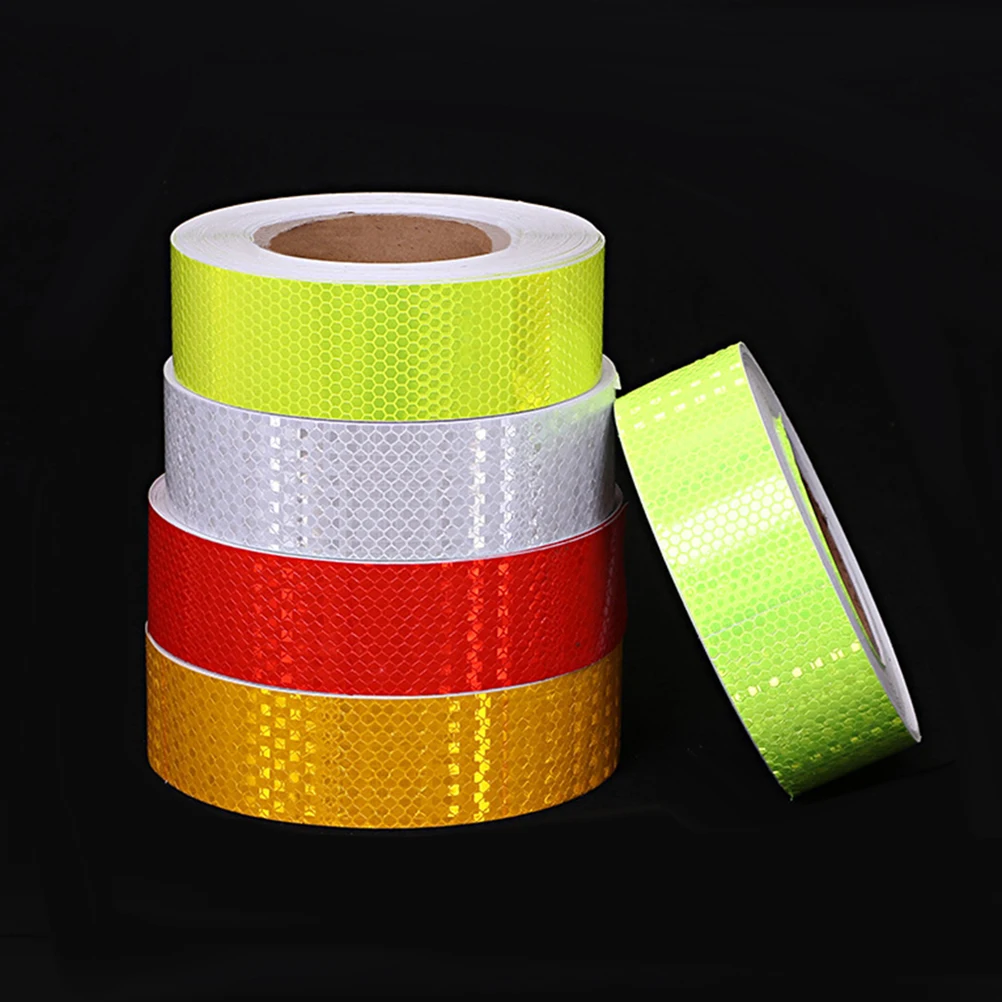 Reflective Warning Tape Safety Adhesive Strip Shine Sticker White High Visibility Hexagonal Honeycomb Prism Weatherproof
Reflective Warning Tape Safety Adhesive Strip Shine Sticker White High Visibility Hexagonal Honeycomb Prism Weatherproof