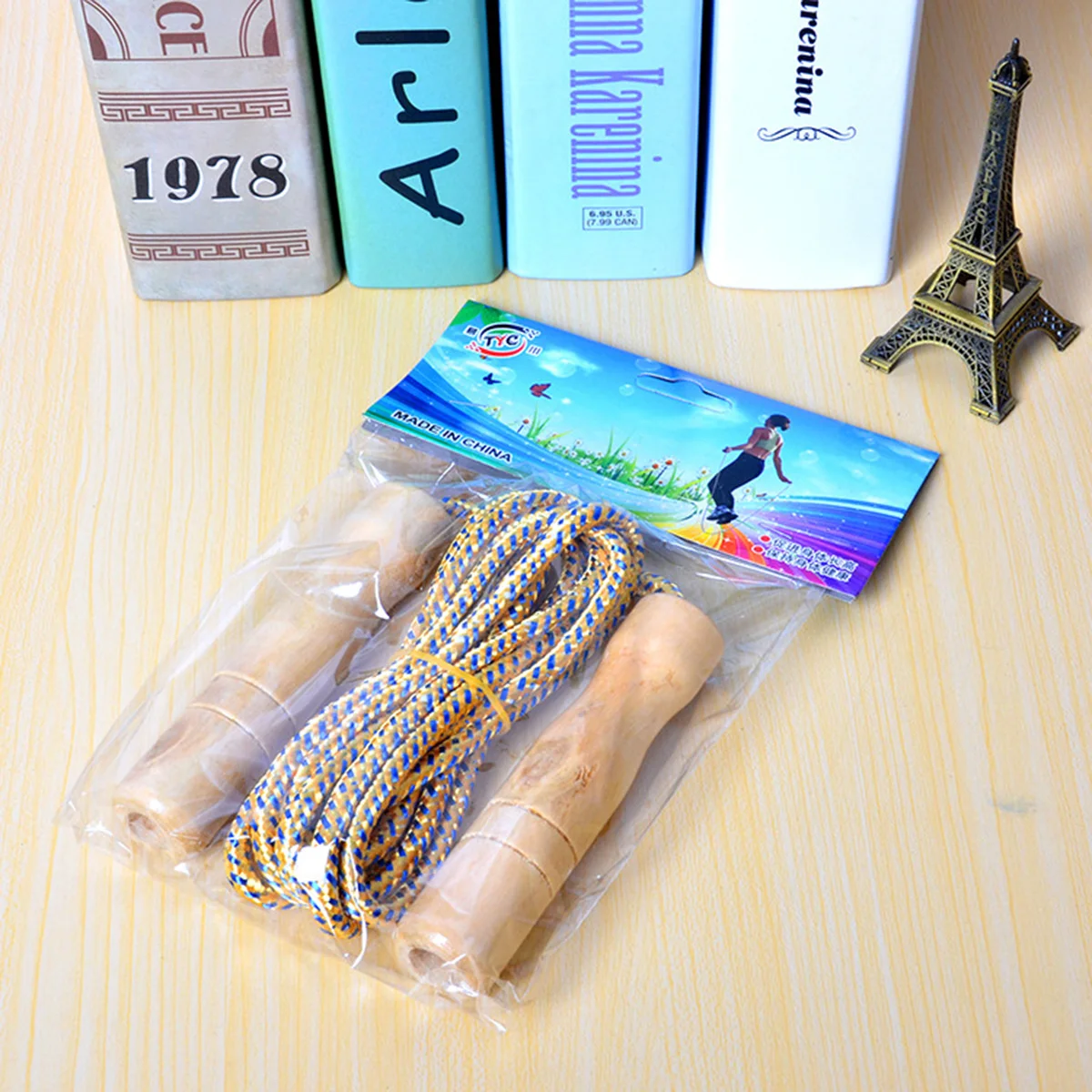 3 pcs Wooden Handle Skipping Rope For Kids Durable Lightweight Sturdy Exercise Jump Ropes Beginner Sports Training Fun Outdoor 
3 pcs Wooden Handle Skipping Rope For Kids Durable Lightweight Sturdy Exercise Jump Ropes Beginner Sports Training Fun Outdoor