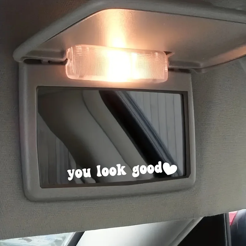You Look Good Mirror Decal Car Mirror Decal Affirmation Car Stickers Auto Rear View Mirror Decal Trendy Mirror Sticker
You Look Good Mirror Decal Car Mirror Decal Affirmation Car Stickers Auto Rear View Mirror Decal Trendy Mirror Sticker