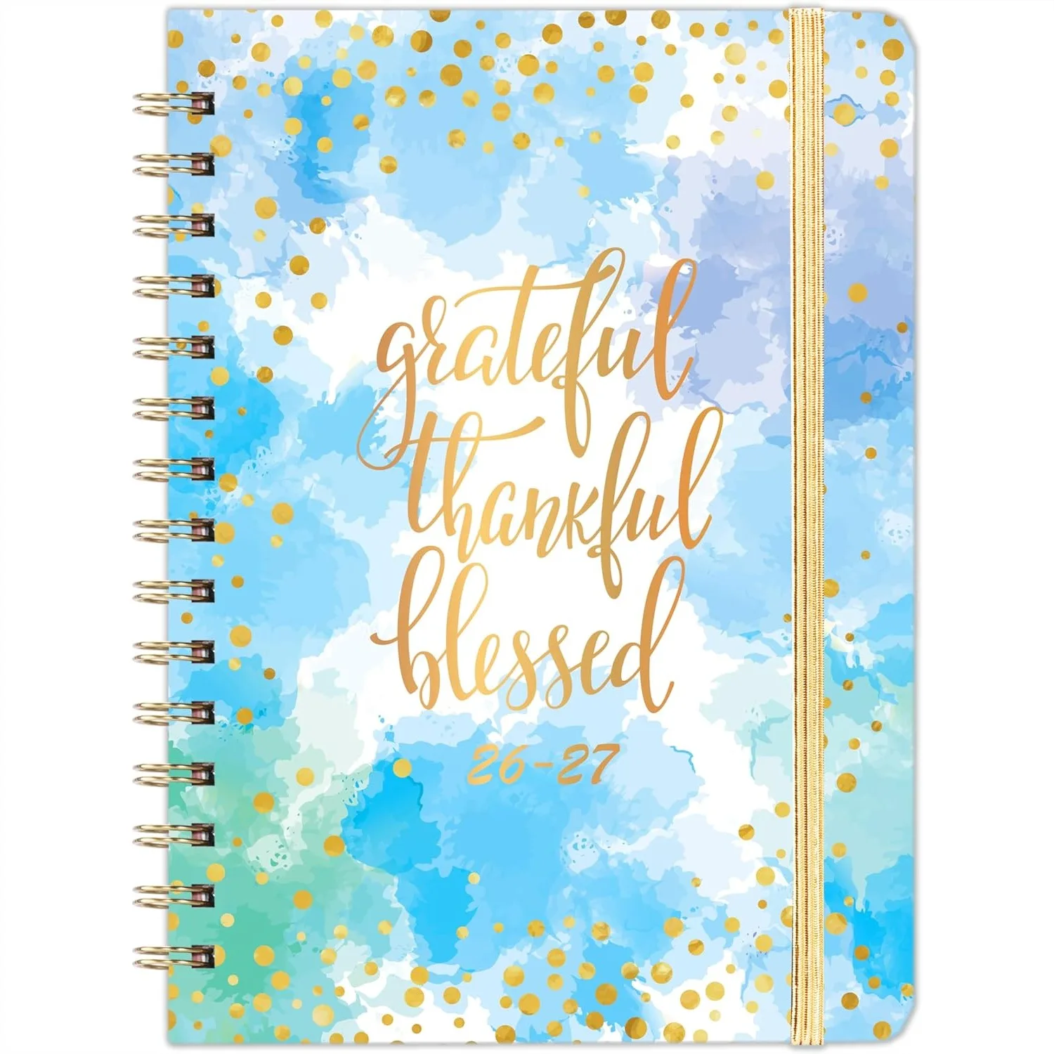 2026-2027 Weekly & Monthly Planner with Tabs, July 2026-June 2027, 6.3"x8.4", Hardcover with Back Pocket, Twin-Wire Binding
2026-2027 Weekly & Monthly Planner with Tabs, July 2026-June 2027, 6.3"x8.4", Hardcover with Back Pocket, Twin-Wire Binding