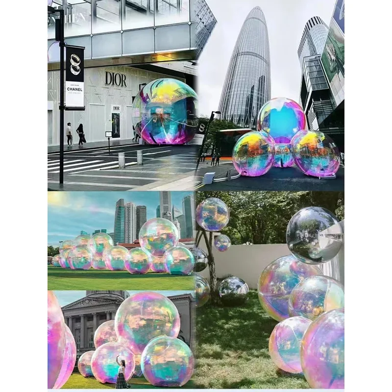 Giant hanging reflective inflatable mirror ball mirror sealed balloon for party wedding home outdoor decoration
Giant hanging reflective inflatable mirror ball mirror sealed balloon for party wedding home outdoor decoration