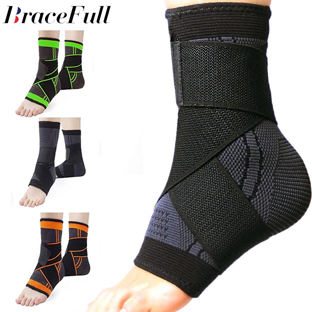 1Pair Adjustable Ankle Support Compression Ankle Brace Protector for Running Soccer Basketball Knitted Gym Bandage Ankle Strap
1Pair Adjustable Ankle Support Compression Ankle Brace Protector for Running Soccer Basketball Knitted Gym Bandage Ankle Strap
