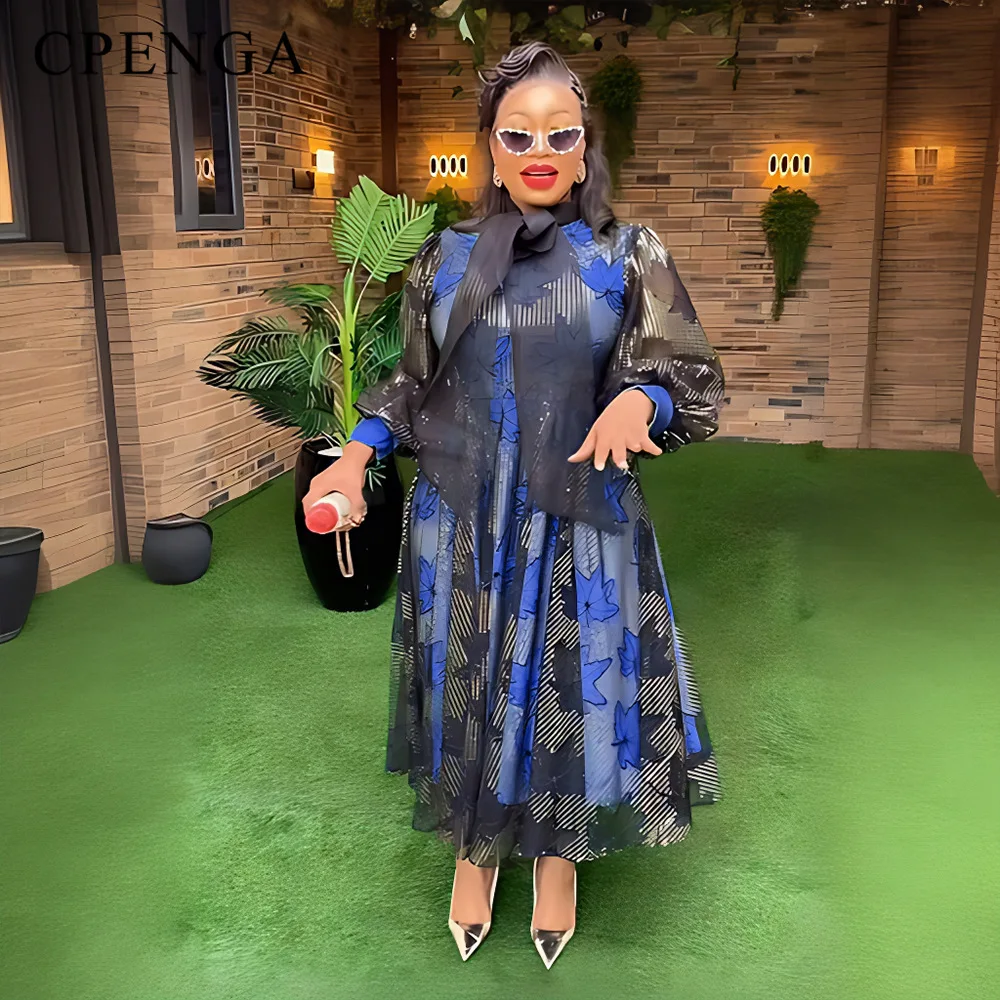 2024 Luxury African Sequins Dress for Women Elegant Wedding Evening Party Dresses Plus Size Summer Nigerian Embroidery Clothing
2024 Luxury African Sequins Dress for Women Elegant Wedding Evening Party Dresses Plus Size Summer Nigerian Embroidery Clothing