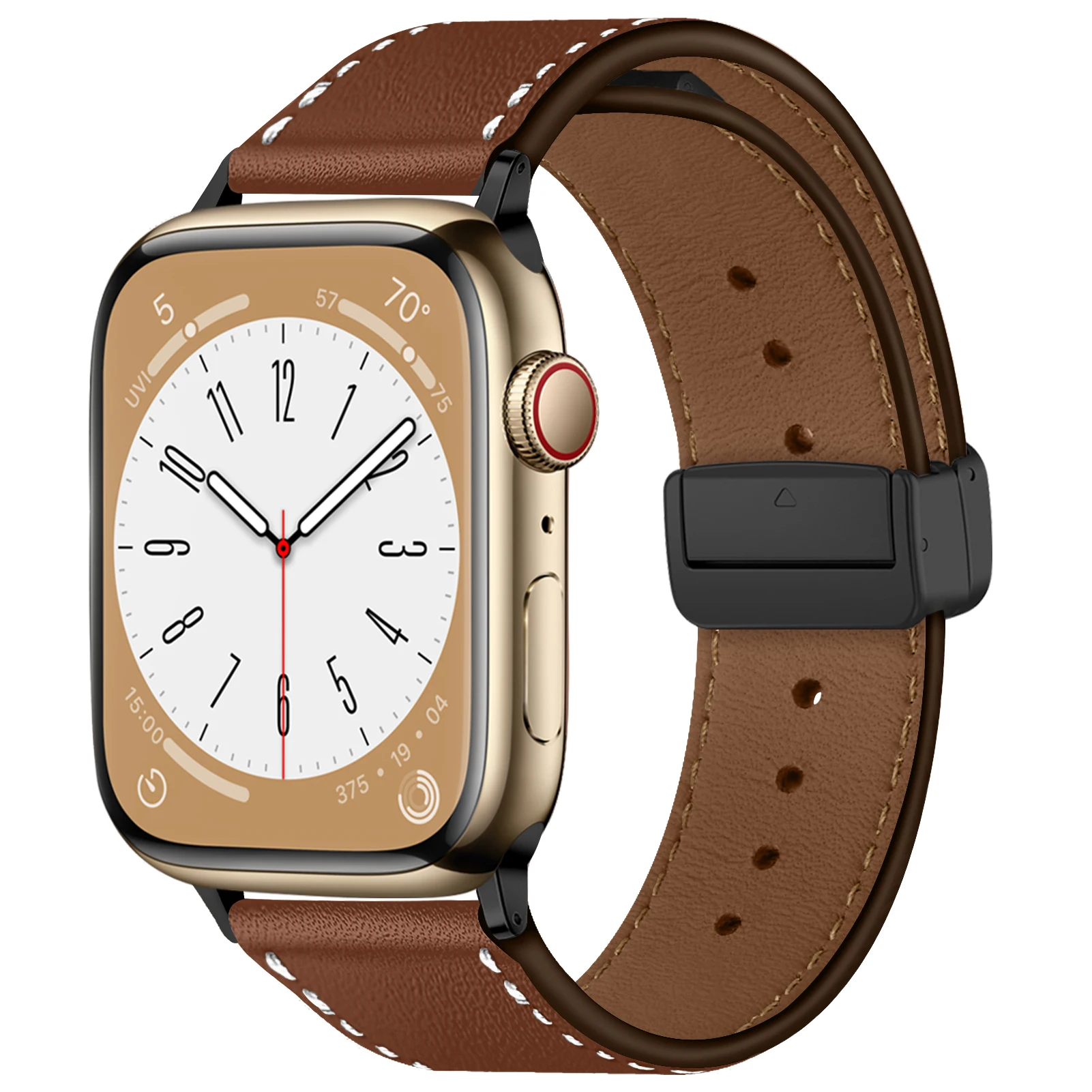 Leather strap for Apple Watch band 49mm 44mm 40mm 45mm 41mm 38 42 Magnetic Buckle Bracelet iWatch Series 3 5 6 se 7 8 9 ultra 2
Leather strap for Apple Watch band 49mm 44mm 40mm 45mm 41mm 38 42 Magnetic Buckle Bracelet iWatch Series 3 5 6 se 7 8 9 ultra 2
