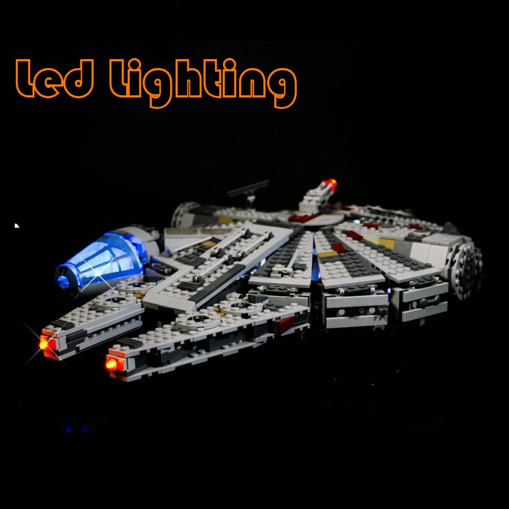 Lighting Set For LEGO Millennium Falcon 75105 Not Include Building Block (Only Led Light Kit)
Lighting Set For LEGO Millennium Falcon 75105 Not Include Building Block (Only Led Light Kit)