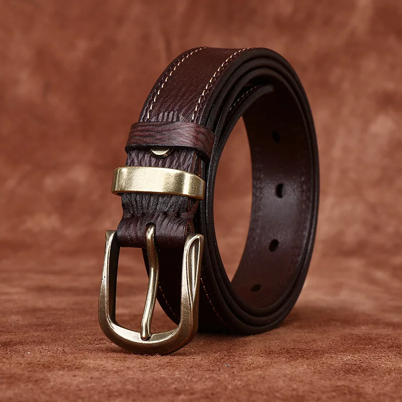 2.3CM Ladies Pure Cowhide High Quality Genuine Leather Belts for Women Retro Fashion Jeans Cowboy Waist Belt Luxury Designer
2.3CM Ladies Pure Cowhide High Quality Genuine Leather Belts for Women Retro Fashion Jeans Cowboy Waist Belt Luxury Designer