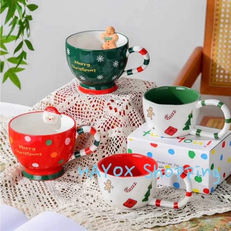 Santa Claus Embossed Coffee Cup,Cute Gingerbread Man Christmas Mug,Ceramic Table Top Mug Beautifully Breakfast Drink Milk Cup
Santa Claus Embossed Coffee Cup,Cute Gingerbread Man Christmas Mug,Ceramic Table Top Mug Beautifully Breakfast Drink Milk Cup