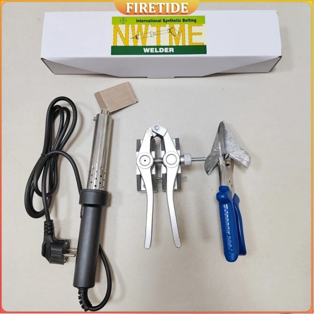 PU Round Belt Splicing Kit, 150W Electric Soldering Iron + Belt Splicing Clamp + Cutter Tool Set for Conveyor Belt Joining
PU Round Belt Splicing Kit, 150W Electric Soldering Iron + Belt Splicing Clamp + Cutter Tool Set for Conveyor Belt Joining