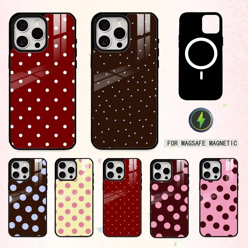 V-Vintage Ins Style P-Polka Dot Phone Case For iPhone17,16,15,14,13,12,11 Plus,Pro Max Magnetic For Magsafe Wireless Charging
V-Vintage Ins Style P-Polka Dot Phone Case For iPhone17,16,15,14,13,12,11 Plus,Pro Max Magnetic For Magsafe Wireless Charging