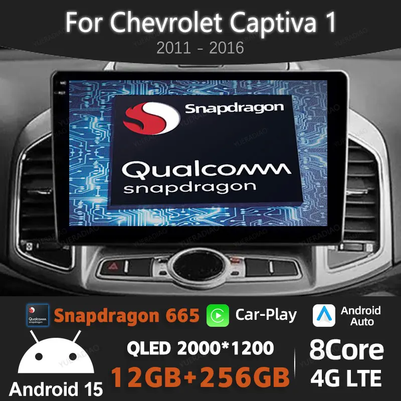Автомобильный радиоприемник Android 15 для Chevrolet Captiva 1 2011-2016 QLED мультимедийный видеоплеер Qualcomm 4G LTE 5G WIFI Carplay Auto 2DIN
Автомобильный радиоприемник Android 15 для Chevrolet Captiva 1 2011-2016 QLED мультимедийный видеоплеер Qualcomm 4G LTE 5G WIFI Carplay Auto 2DIN