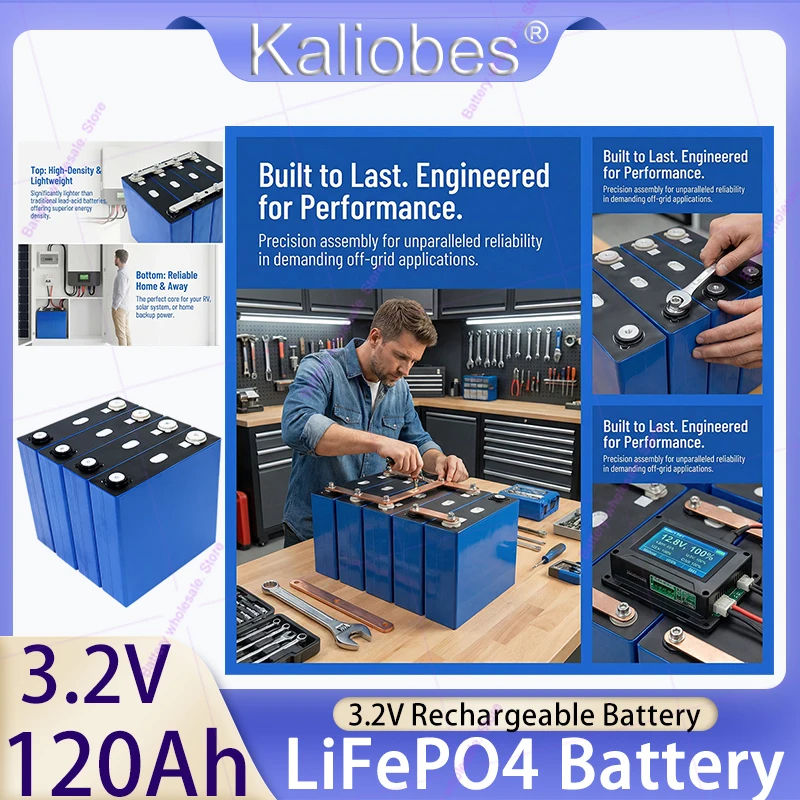 3.2V 120ah LiFePO4 battery Lithium iron phospha DIY 4s 12V 24V Motorcycle Electric Car Solar Inverter Boat Batteries TAX FREE
3.2V 120ah LiFePO4 battery Lithium iron phospha DIY 4s 12V 24V Motorcycle Electric Car Solar Inverter Boat Batteries TAX FREE