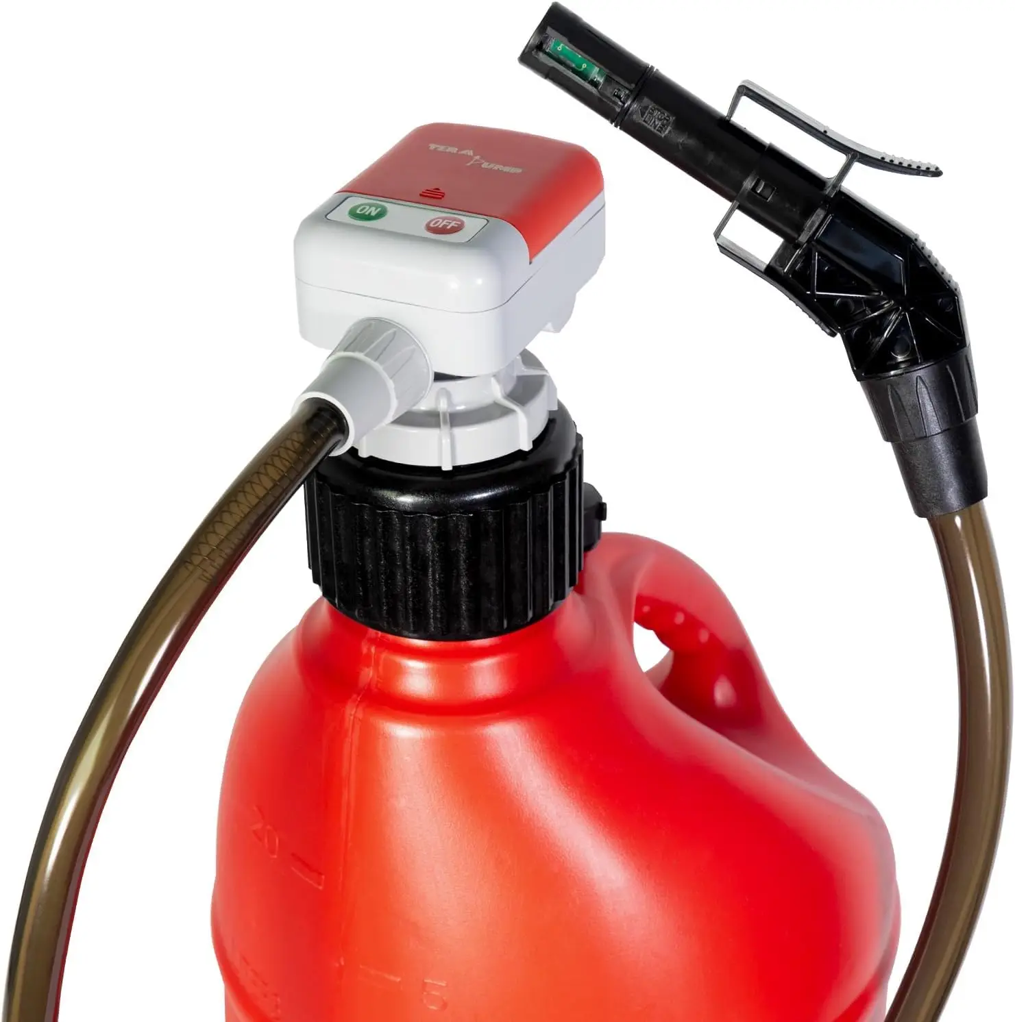 TERA PUMP Next Generation Rain-Resistant Gas Fuel Pump - 4.25-ft Long Vinyl Hose, Battery-Powered Electric Siphon Pump
TERA PUMP Next Generation Rain-Resistant Gas Fuel Pump - 4.25-ft Long Vinyl Hose, Battery-Powered Electric Siphon Pump