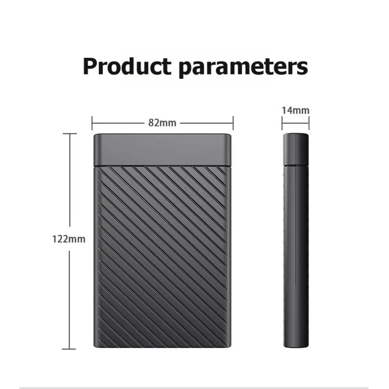 B67C USB 3.0 SATA Enclosure For 2.5-Inch SSD/HDD-Black Color Diagonal Design For Laptop Compatibility Pattern
B67C USB 3.0 SATA Enclosure For 2.5-Inch SSD/HDD-Black Color Diagonal Design For Laptop Compatibility Pattern