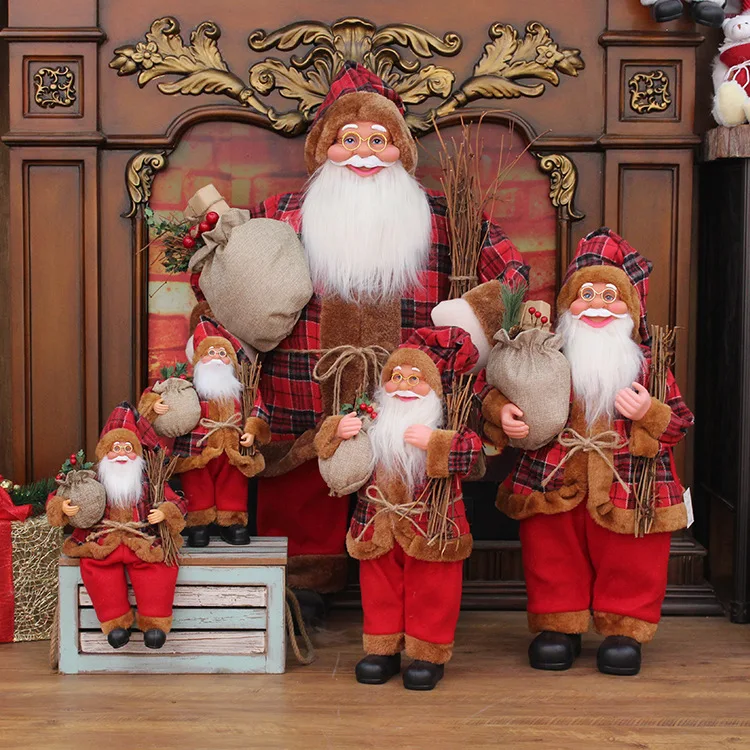 Christmas Decoration Large Doll; Realistic Mask Old Man Ornament Toy Puppet Gift Window Prop
Christmas Decoration Large Doll; Realistic Mask Old Man Ornament Toy Puppet Gift Window Prop
