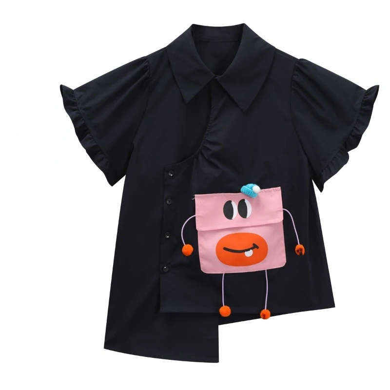 2023 Chic Fashion Blouse Turn Down Collar Vintage Kawaii Pocket Elegant Shirt All Match Casual Blusas Mujer De Moda
2023 Chic Fashion Blouse Turn Down Collar Vintage Kawaii Pocket Elegant Shirt All Match Casual Blusas Mujer De Moda