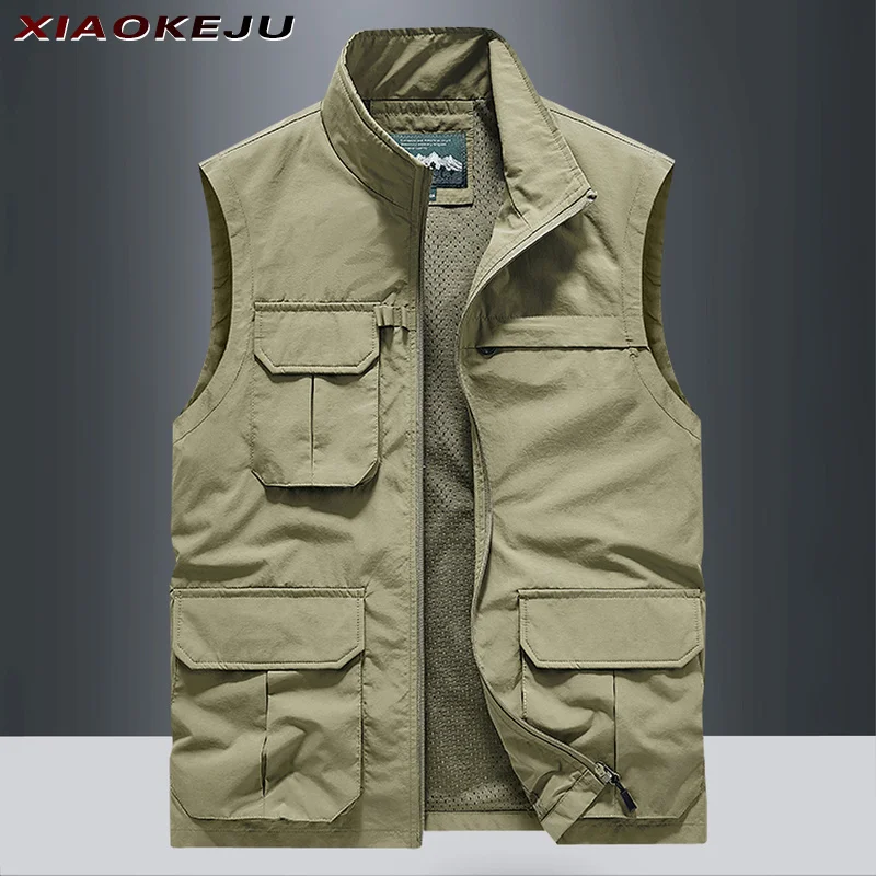 Men Clothing Spring Tactical Jacket Vest Men's Denim Big Size Clothes Hunting Multi-pocket Summer Man Waistcoat
Men Clothing Spring Tactical Jacket Vest Men's Denim Big Size Clothes Hunting Multi-pocket Summer Man Waistcoat