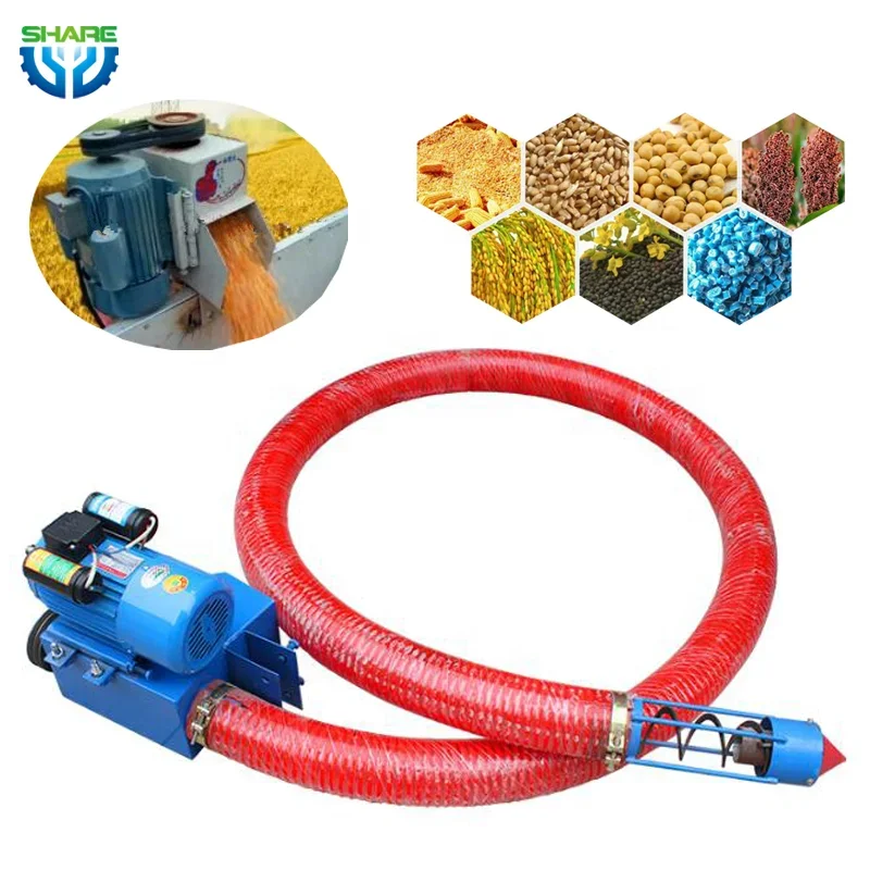 Flexible Plastic Screw Feeder Auger Conveyor Grain Loader
Flexible Plastic Screw Feeder Auger Conveyor Grain Loader