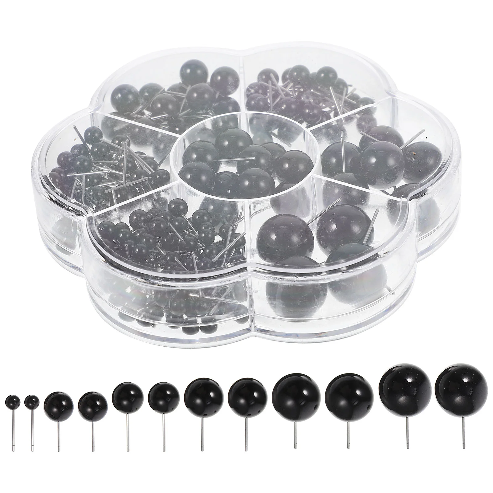160 Pcs Crochet Toy Eyes Black for Eyeball Plastic Felting Animals Figures Making
160 Pcs Crochet Toy Eyes Black for Eyeball Plastic Felting Animals Figures Making