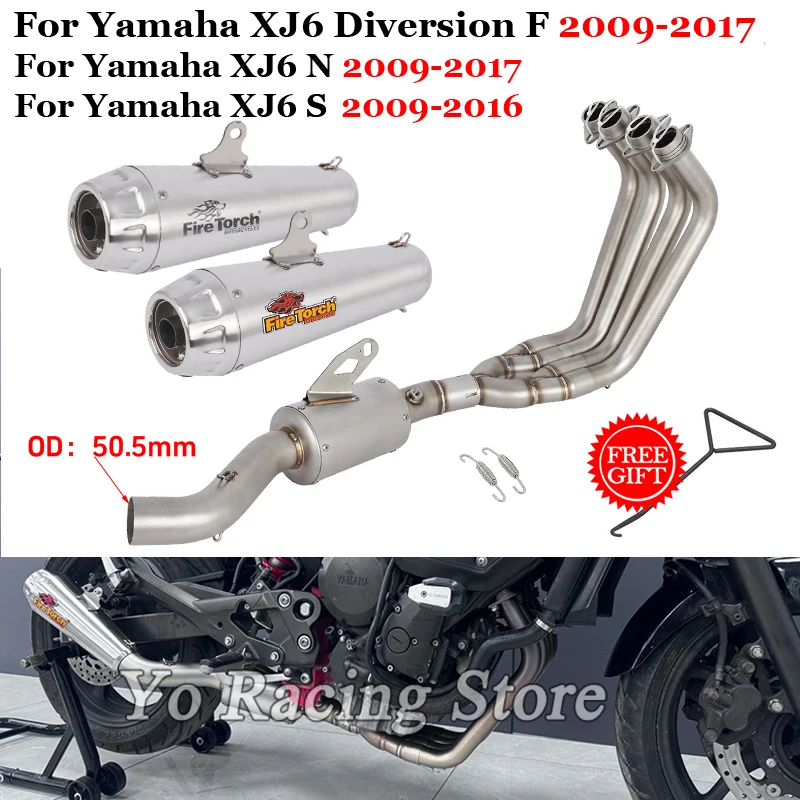 Full System Motorcycle Exhaust DB Killer Escape Front Pipe With Muffler For YAMAHA XJ6N XJ6S XJ6 N S XJ6 Diversion F 2009-2017
Full System Motorcycle Exhaust DB Killer Escape Front Pipe With Muffler For YAMAHA XJ6N XJ6S XJ6 N S XJ6 Diversion F 2009-2017
