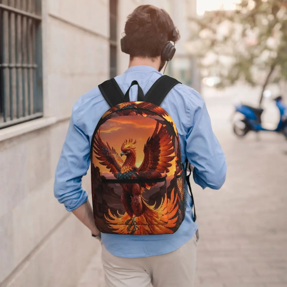 Phoenix Mythical Bird With Fiery Wings Backpack Student BookBag Kids School Bag Computer Shoulder Bags for Men Women
Phoenix Mythical Bird With Fiery Wings Backpack Student BookBag Kids School Bag Computer Shoulder Bags for Men Women