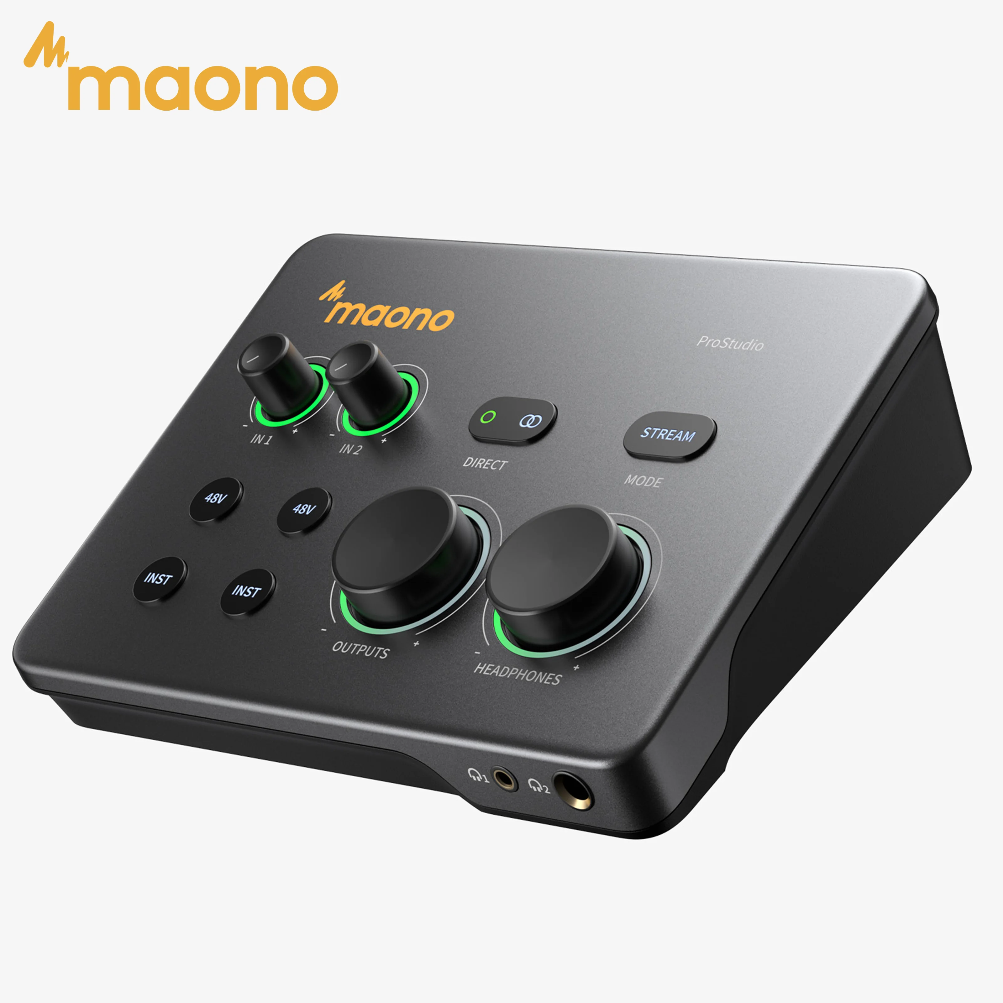 MAONO P2 Hybrid USB Audio Interface Mixers Dual XLR for PC Phone iPad Guitar 56dB Gain Loopback for Podcast Streaming Recording
MAONO P2 Hybrid USB Audio Interface Mixers Dual XLR for PC Phone iPad Guitar 56dB Gain Loopback for Podcast Streaming Recording
