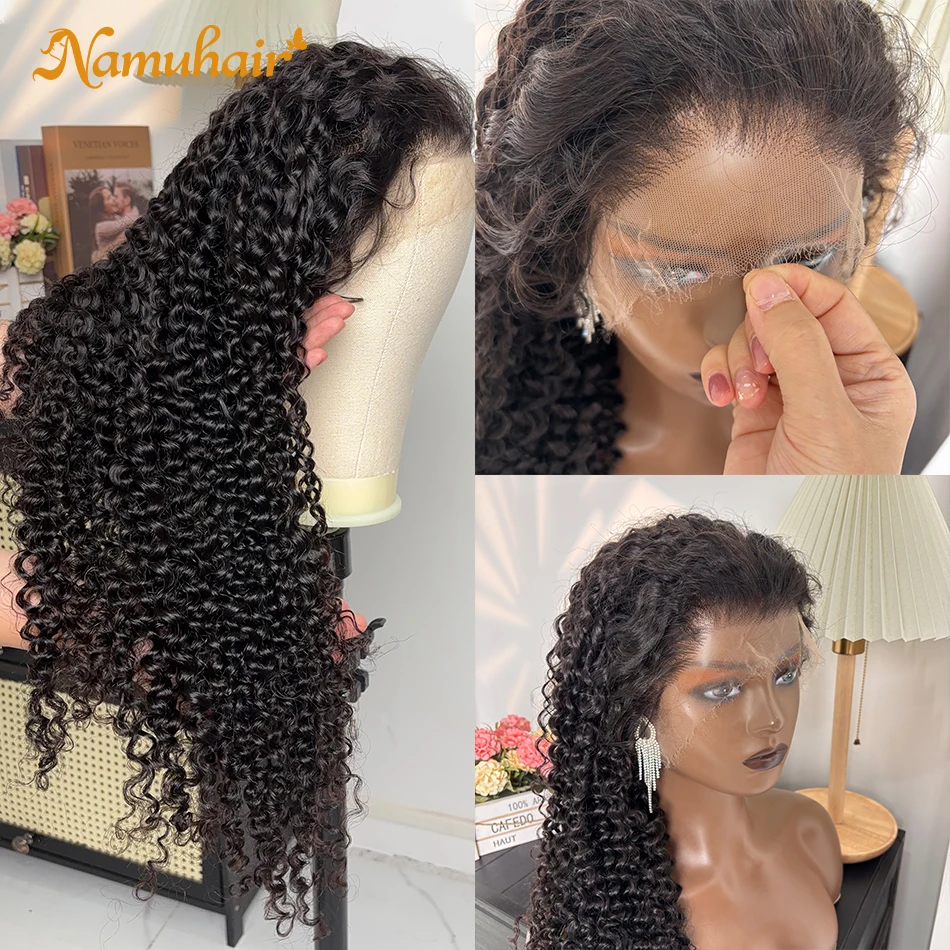 26 Inch Deep Curly 13x4 HD Lace Frontal Wigs 100% Human Hair 5x5 Lace Front Wig Pre Plucked Natural Hairline For Women
26 Inch Deep Curly 13x4 HD Lace Frontal Wigs 100% Human Hair 5x5 Lace Front Wig Pre Plucked Natural Hairline For Women