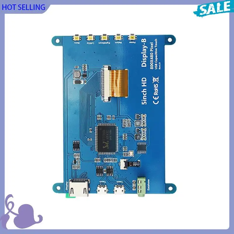 ABVB-For Raspberry Pi 4B/3B/Zero/Zero W/WH+ Compatible 5" LCD IPS Capacitive Touch Screen, Computer Monitor, Display
ABVB-For Raspberry Pi 4B/3B/Zero/Zero W/WH+ Compatible 5" LCD IPS Capacitive Touch Screen, Computer Monitor, Display