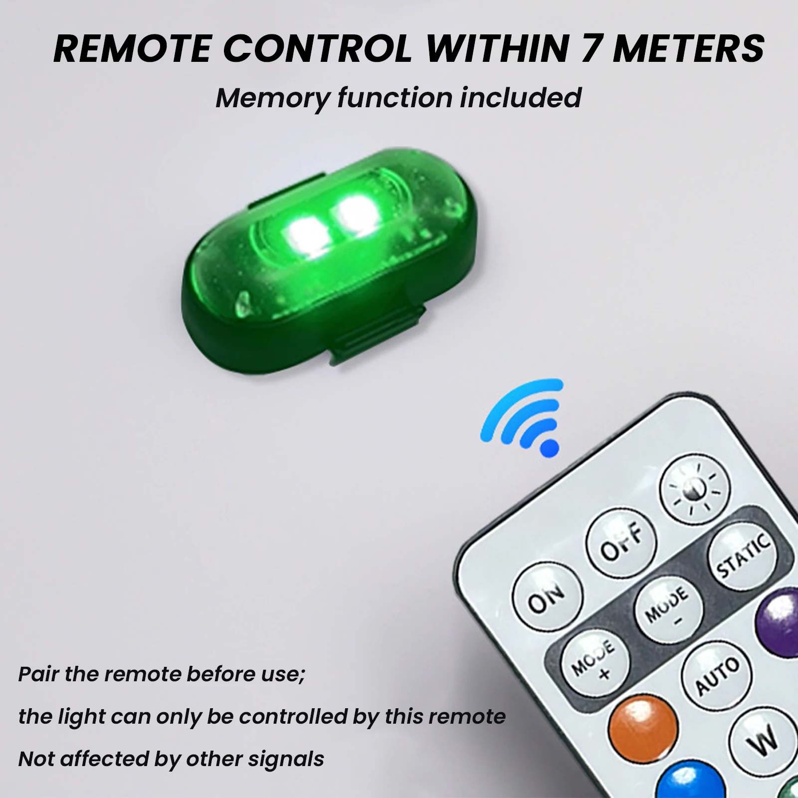 2/4/6PCS Wireless LED Strobe Lights W/Remote Control 7 Colors USB Rechargeable Bike Warning Lamp for Car Motorcycle Bike Drone
2/4/6PCS Wireless LED Strobe Lights W/Remote Control 7 Colors USB Rechargeable Bike Warning Lamp for Car Motorcycle Bike Drone