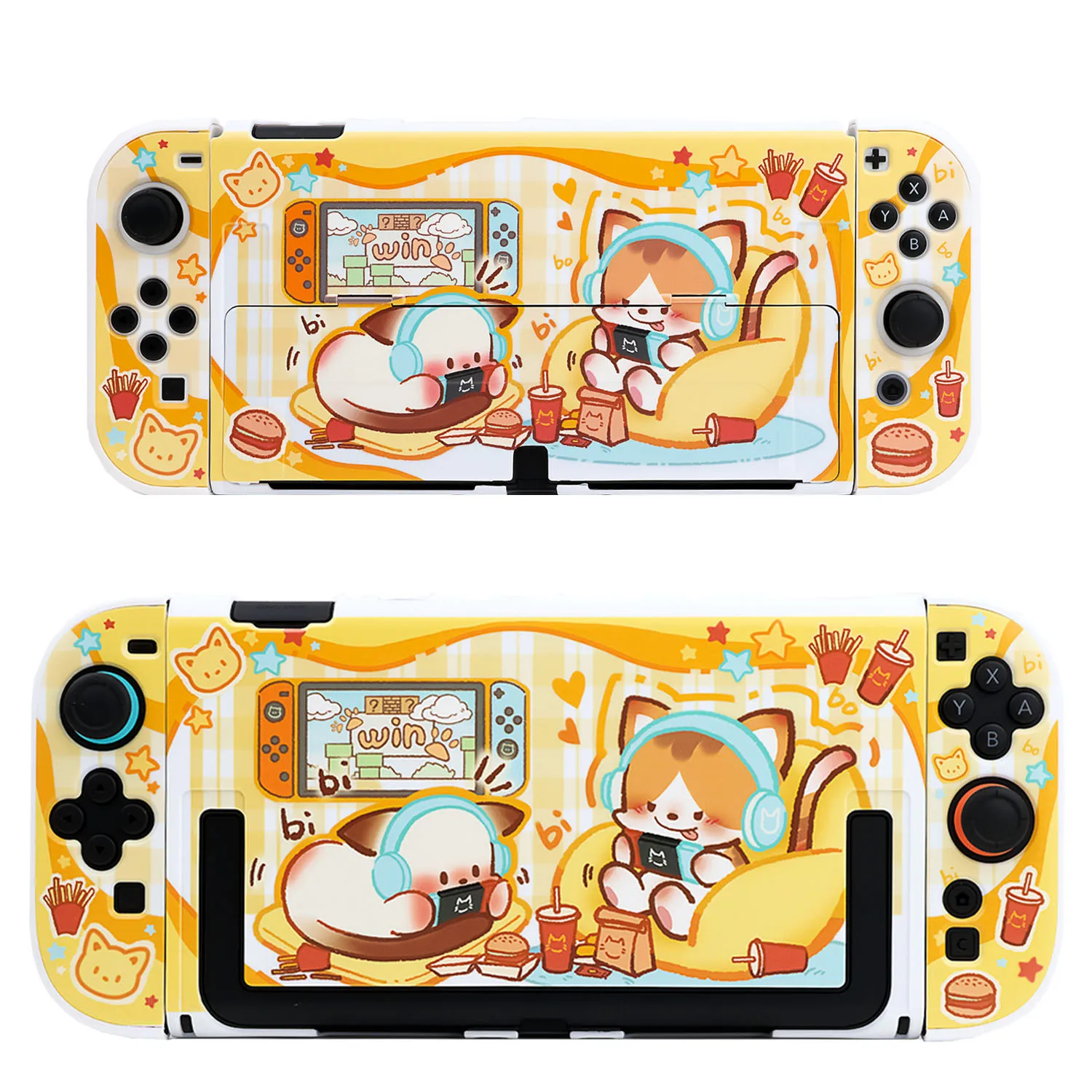 Жесткий чехол Otaku Meow White, совместимый с Switch OLED / Switch 2 — защитный чехол в японском стиле с дизайном Kawaii Cats Design
Жесткий чехол Otaku Meow White, совместимый с Switch OLED / Switch 2 — защитный чехол в японском стиле с дизайном Kawaii Cats Design