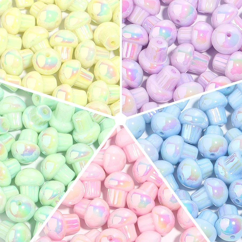10Pcs Colorful Mushroom Shape Lampwork Acrylic Beads Loose Spacer Bead for Jewelry Making DIY Necklace Earrings Accessories
10Pcs Colorful Mushroom Shape Lampwork Acrylic Beads Loose Spacer Bead for Jewelry Making DIY Necklace Earrings Accessories