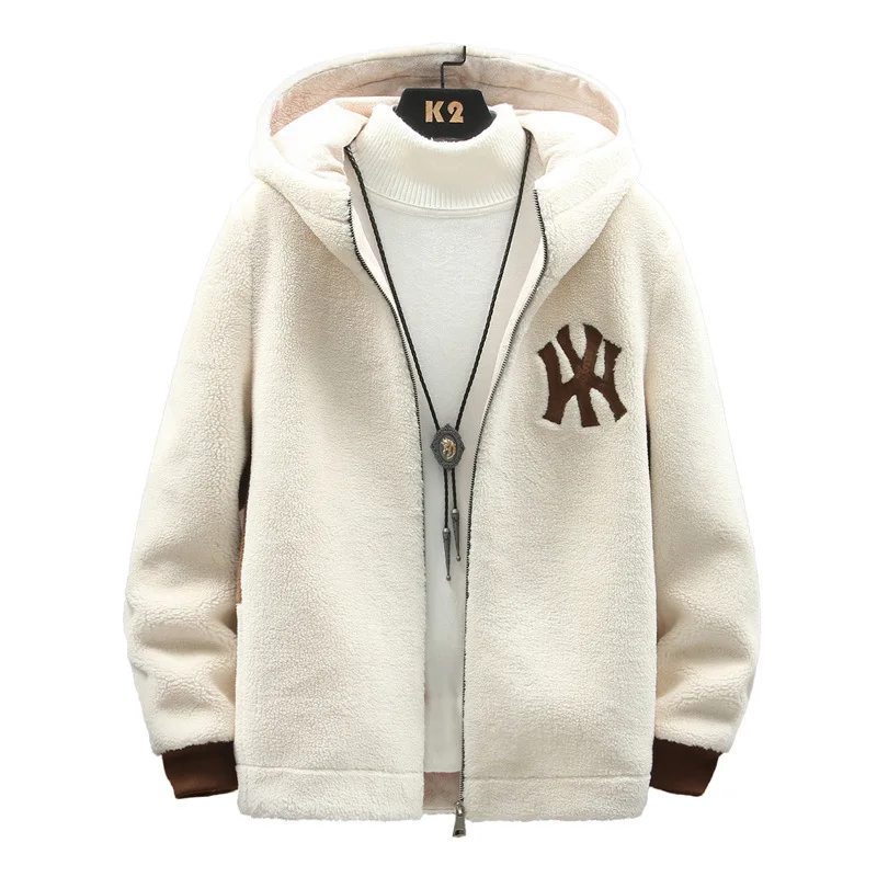 High-grade Small Cashmere Men's Casual Jacket Hooded Zipper Thickened Warm Wool Winter New Designer Clothing Hombre
High-grade Small Cashmere Men's Casual Jacket Hooded Zipper Thickened Warm Wool Winter New Designer Clothing Hombre