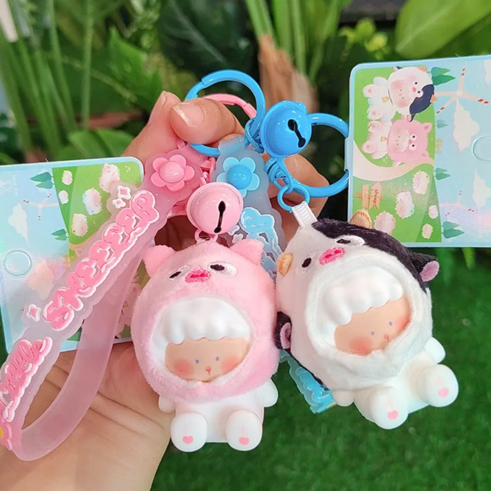 Cute Plush Headwear Sitting Lamb Key Chain Porker Goose Cartoon White Sheep Key Ring Soft Cow Plush Sheep Keychain Bag Pendant
Cute Plush Headwear Sitting Lamb Key Chain Porker Goose Cartoon White Sheep Key Ring Soft Cow Plush Sheep Keychain Bag Pendant