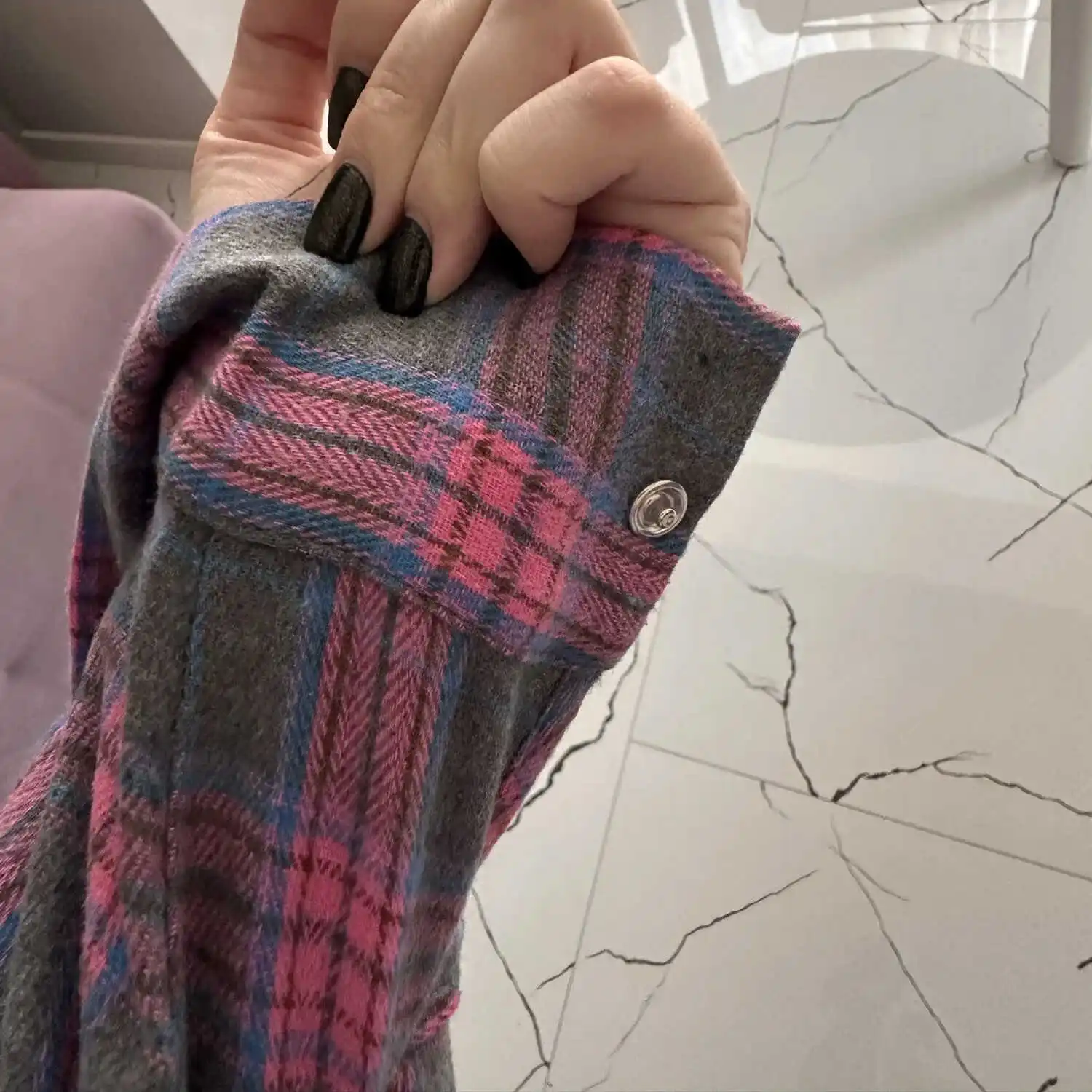 Retro Plaid Color Blo Long Sve Women's irt Loose Fit Blouse Collar ort Length Button Closure Spring Faion
Retro Plaid Color Blo Long Sve Women's irt Loose Fit Blouse Collar ort Length Button Closure Spring Faion