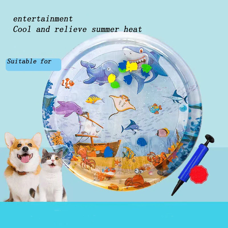 Summer Pet Inflatable Water-filled Mat Thickened And Durable Pet Breathable Water Mat To Cool Down And Cool Down Pet Supplies
Summer Pet Inflatable Water-filled Mat Thickened And Durable Pet Breathable Water Mat To Cool Down And Cool Down Pet Supplies