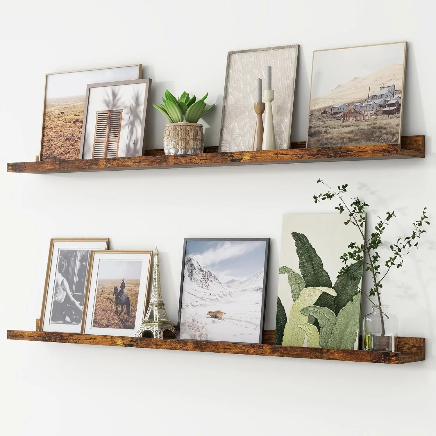 Picture Ledge Shelf, Floating Shelves Set of 2, 48 Inches Long Large Nursery Book Shelves for Toys Storage, Kids Booksh
Picture Ledge Shelf, Floating Shelves Set of 2, 48 Inches Long Large Nursery Book Shelves for Toys Storage, Kids Booksh