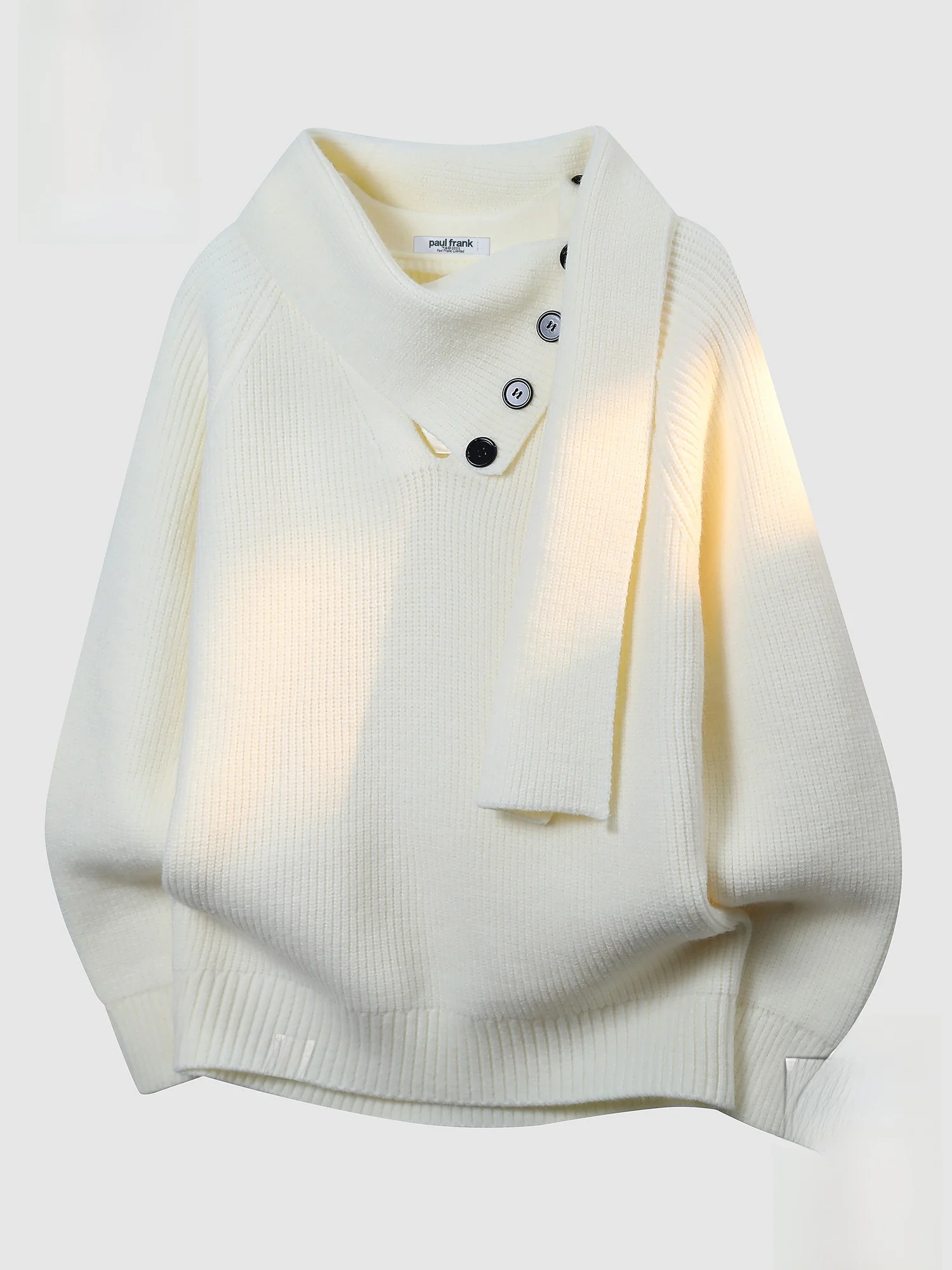 PaulFrank M Comfortable Casual Knitted Sweater with Detachable Scarf Collar Autumn New Sle Warm Polyester Blend Long Sve
PaulFrank M Comfortable Casual Knitted Sweater with Detachable Scarf Collar Autumn New Sle Warm Polyester Blend Long Sve