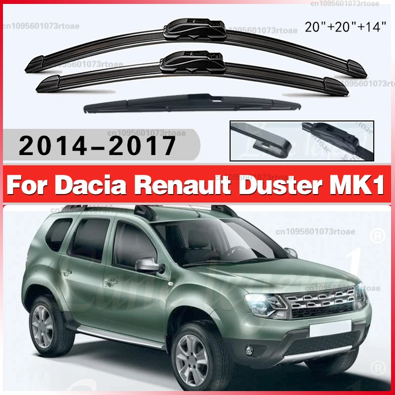20"+20"+14" Wiper Front & Rear Wiper Blades Set Kit For Dacia Renault Duster MK1 2014 - 2017 Windshield Windscreen Window
20"+20"+14" Wiper Front & Rear Wiper Blades Set Kit For Dacia Renault Duster MK1 2014 - 2017 Windshield Windscreen Window