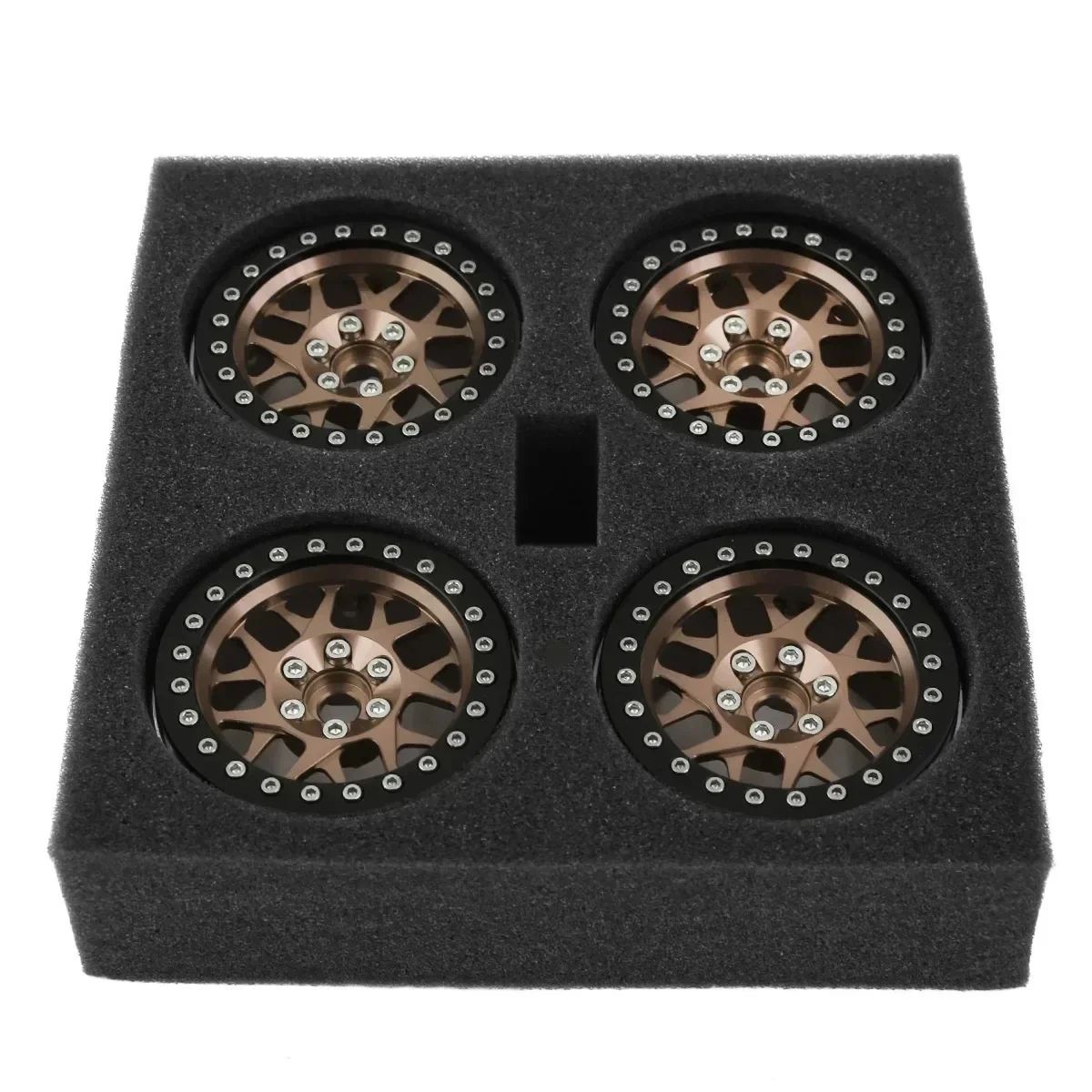 4PCS CNC Aluminum 2.2 Beadlock Wheel Rim for 1/10 RC Crawler Car Axial SCX10 RR10 Wraith TRX4 TRX-6
4PCS CNC Aluminum 2.2 Beadlock Wheel Rim for 1/10 RC Crawler Car Axial SCX10 RR10 Wraith TRX4 TRX-6