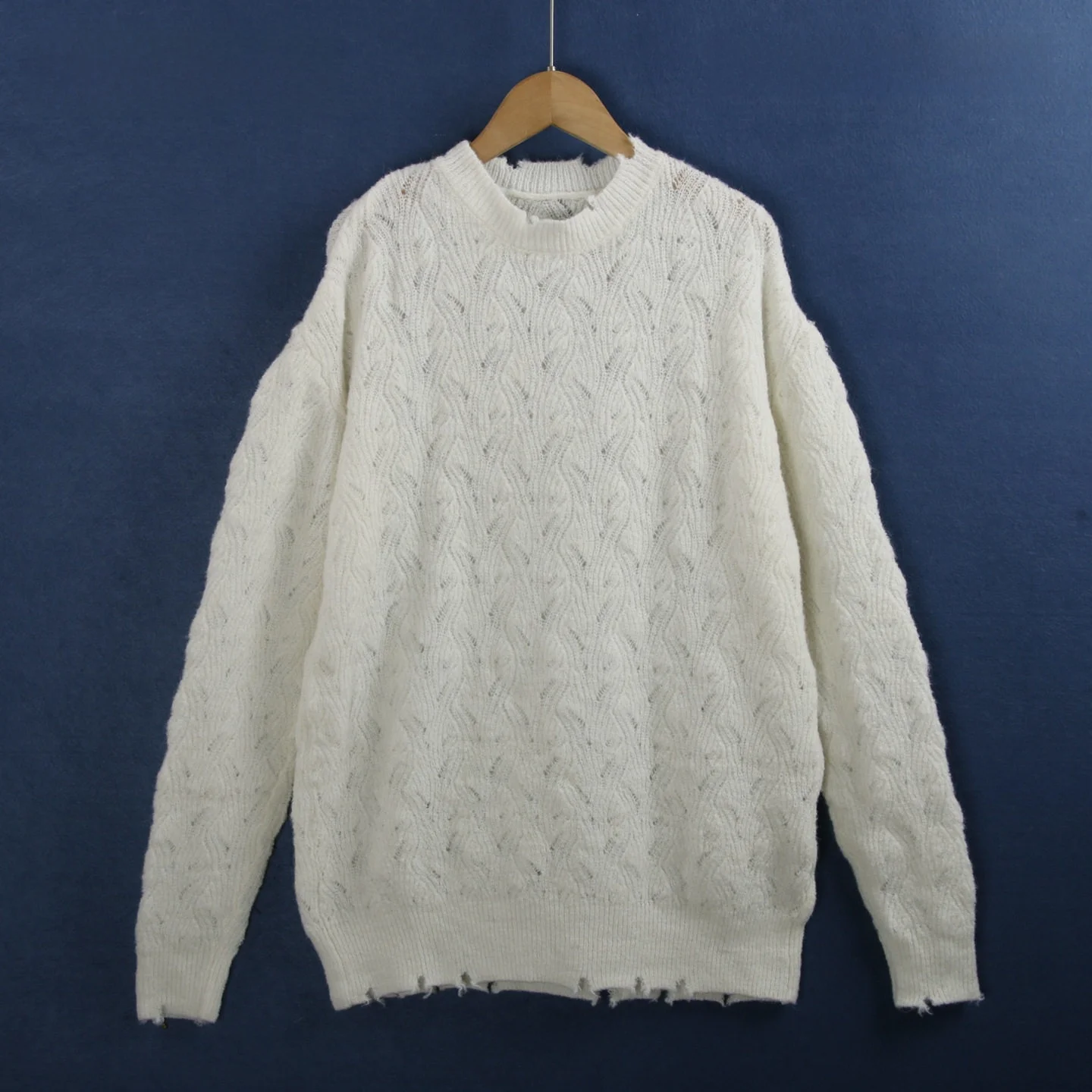 Knitted Sweater 64 Faionable Large Size round Ne Hole Hollow out Long Sve Autumn Winter Women's Loose Fit Color
Knitted Sweater 64 Faionable Large Size round Ne Hole Hollow out Long Sve Autumn Winter Women's Loose Fit Color