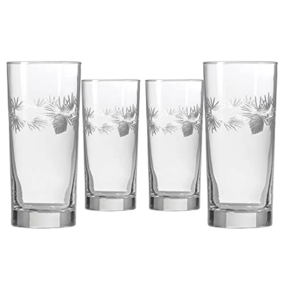 Icy Pine Highball Glass 15oz Cooler with Heavy Base Lead-Free and Diamond-Wheel Engraved Made in the USA Pine Needle Design for
Icy Pine Highball Glass 15oz Cooler with Heavy Base Lead-Free and Diamond-Wheel Engraved Made in the USA Pine Needle Design for