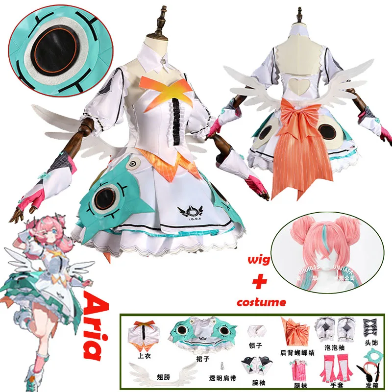 Anime Zenless Zone Zero Cosplay Costume Angels of Delusion Aria Top Dress straps prop Women Cosplay Outfit Halloween Carnival
Anime Zenless Zone Zero Cosplay Costume Angels of Delusion Aria Top Dress straps prop Women Cosplay Outfit Halloween Carnival