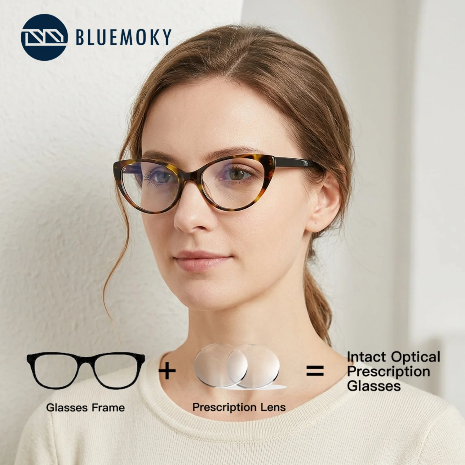 BLUEMOKY Prescription Eyeglasses Photochromic Anti Blue Light Cat Eye Acetate Women's Optical Lenses Frame Magnifying Glasses
BLUEMOKY Prescription Eyeglasses Photochromic Anti Blue Light Cat Eye Acetate Women's Optical Lenses Frame Magnifying Glasses