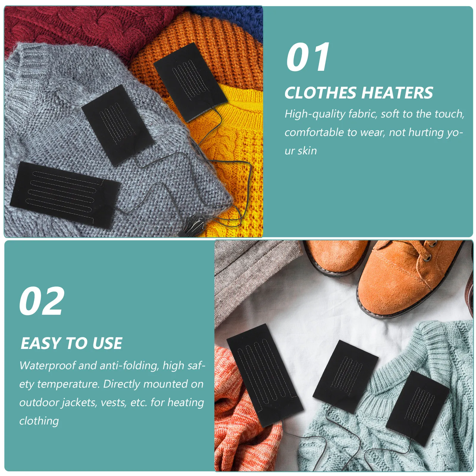 Электрическая грелка для одежды с USB-питанием: для жилетов, перчаток, одеял. Мягкий, водонепроницаемый, несминаемый электрический нагревательный коврик.
Электрическая грелка для одежды с USB-питанием: для жилетов, перчаток, одеял. Мягкий, водонепроницаемый, несминаемый электрический нагревательный коврик.