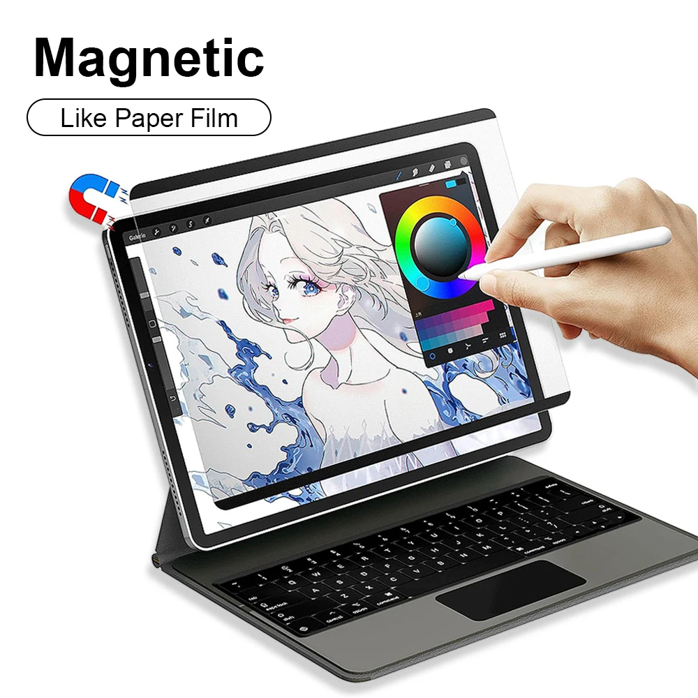 Like Paper Magnetic Film For iPad A16 M3 10th 9th Generation Pro 11 12.9 13 M4 For iPad Screen Protector Air 6 5 4 3 Mini 7 10.2
Like Paper Magnetic Film For iPad A16 M3 10th 9th Generation Pro 11 12.9 13 M4 For iPad Screen Protector Air 6 5 4 3 Mini 7 10.2