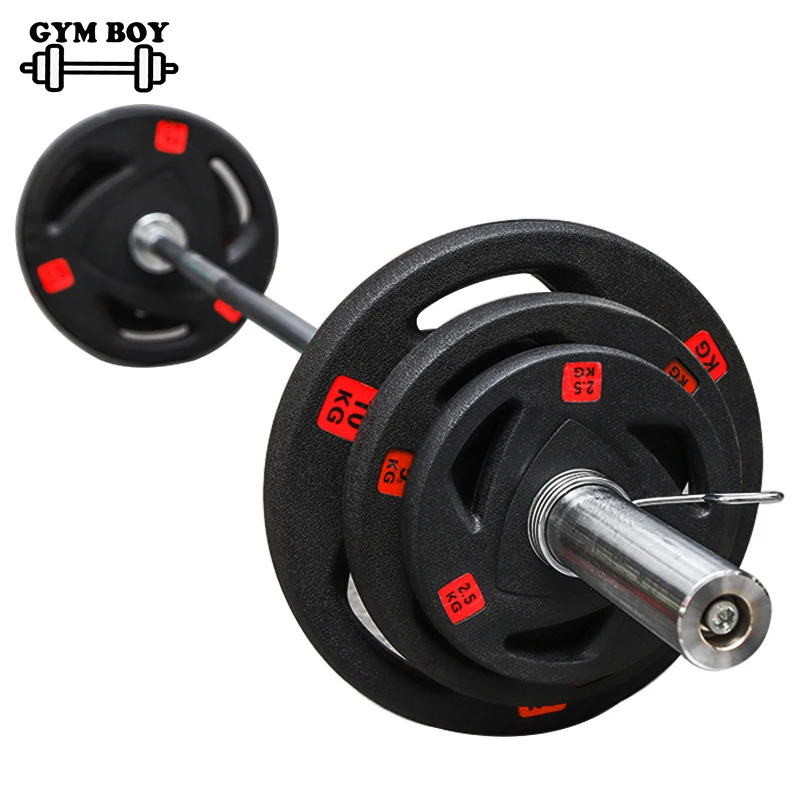 Rubber Coated Barbell Pieces, Three-Hole Squat Weight Bearing, Household Weight Lifting, Exercise Plate, Commercial Gym
Rubber Coated Barbell Pieces, Three-Hole Squat Weight Bearing, Household Weight Lifting, Exercise Plate, Commercial Gym