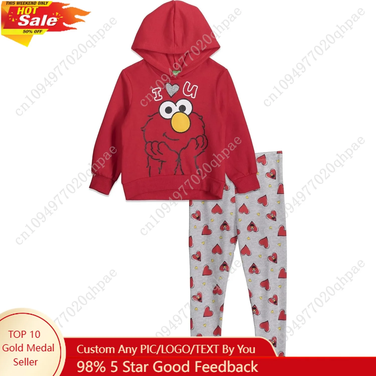 Sesame Street Rainbow Fleece Hoodie and Leggings Outfit Set Infant to Toddler
Sesame Street Rainbow Fleece Hoodie and Leggings Outfit Set Infant to Toddler