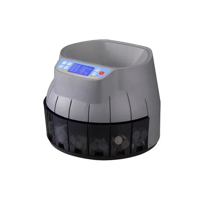 Excellent Grey Automatic Desktop Coin Counting And Sorting Machine, Currency Fast Coin Sorting Machine
Excellent Grey Automatic Desktop Coin Counting And Sorting Machine, Currency Fast Coin Sorting Machine