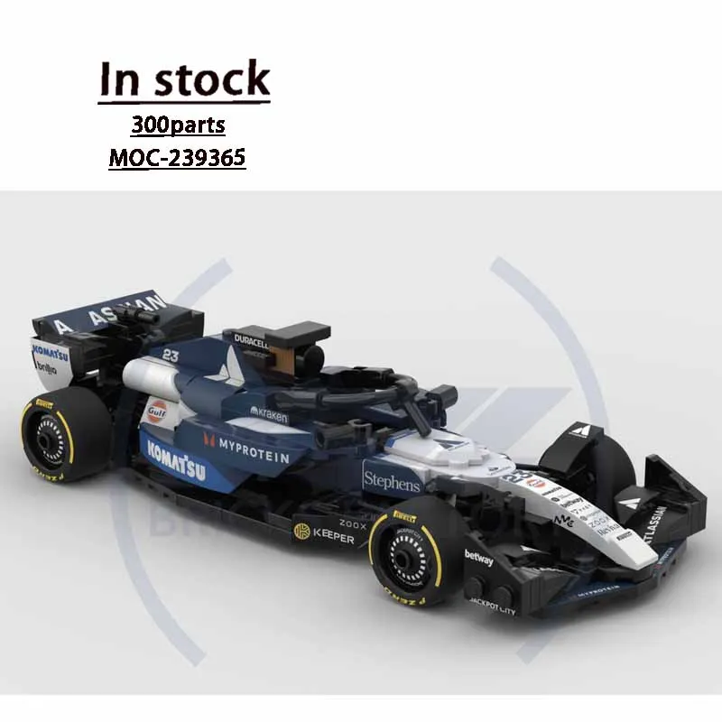 MOC-239365 Classic FW47 New City Sports Car Racing Brick Model 300 Parts MOC Creative Boys Children's Birthday Toy Gift
MOC-239365 Classic FW47 New City Sports Car Racing Brick Model 300 Parts MOC Creative Boys Children's Birthday Toy Gift