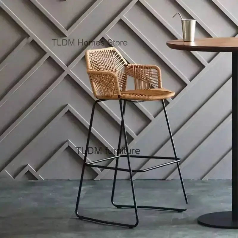 Bar Nordic PP Outdoor Furniture Stool Restaurant Rattan Bar Cafe Household Chair Bar Leisure Courtyard Back High Chairs
Bar Nordic PP Outdoor Furniture Stool Restaurant Rattan Bar Cafe Household Chair Bar Leisure Courtyard Back High Chairs